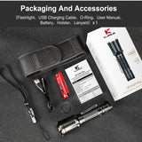 Klarus® XT11GT Pro 3300 Lumen Programable Tactical Flashlight