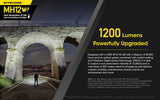 Nitecore® MH12 V2 1200 Lumen Flashlight