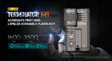 Acebeam® Terminator M1 Dual Head LEP/LED Flashlight