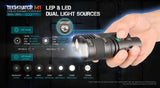Acebeam® Terminator M1 Dual Head LEP/LED Flashlight