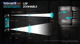 Acebeam® Terminator M1 Dual Head LEP/LED Flashlight