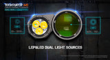 Acebeam® Terminator M1 Dual Head LEP/LED Flashlight