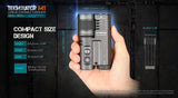 Acebeam® Terminator M1 Dual Head LEP/LED Flashlight