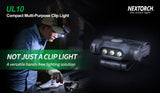 Nextorch® UL10  65 Lumen Multi-purpose Clip Light