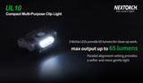 Nextorch® UL10  65 Lumen Multi-purpose Clip Light