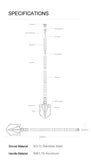 Nextorch® FRIGATE 14-in-1 Folding Shovel