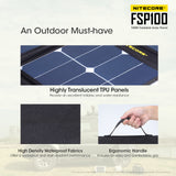 Nitecore® FSP100 Foldable Solar Panel