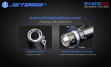 JETBeam® RRT01 Raptor 950 Lumen Flashlight