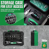 SK 1/4" Drive, 32 Piece Mini Ratcheting Bit Set