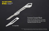 Nitecore® NTK05 Folding Scalpel Knife