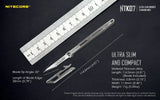 Nitecore® NTK07 Titanium Scalpel Knife