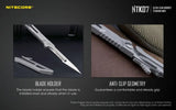 Nitecore® NTK07 Titanium Scalpel Knife