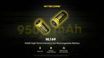 Nitecore® NL169 Battery - Rechargeable C123A 950 mAh Protected Button Top