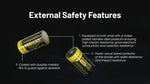 Nitecore® NL169 Battery - Rechargeable C123A 950 mAh Protected Button Top