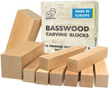 Beavercraft® Basswood Block 10 Piece Set