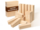 Beavercraft® Basswood Block 12 Piece Set