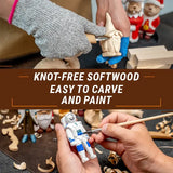 Beavercraft® Basswood Block 12 Piece Set