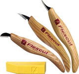 Flexcut® Slim Handle Detal Knife Set