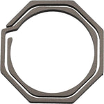 Flytanium® Titanium Octagonal Keyring