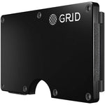 Grid® Black Aluminum Wallet