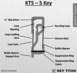Gear Infusion® KT5 Key Titan Carabiner