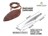 Beavercraft® Dagger 2 Neck Knife