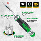 SK 7-in1 Reversible Ratcheting Screwdriver