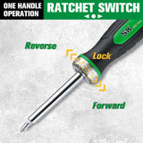 SK 7-in1 Reversible Ratcheting Screwdriver