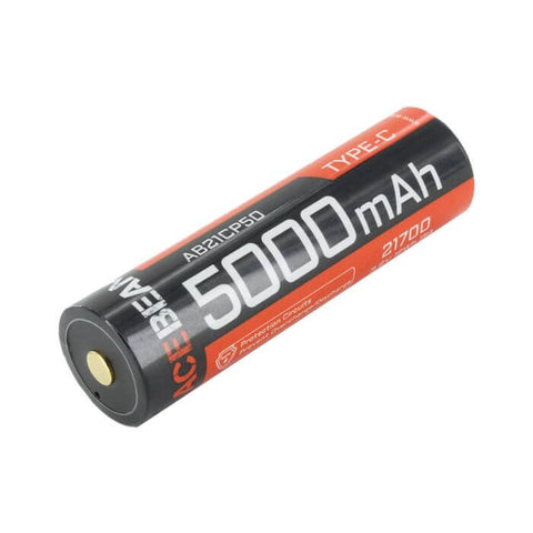 Acebeam® 21700 5000 mAh High Discharge Battery