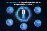 XTAR® 26650 Battery 6000 mAh