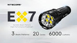Nitecore® EX7 6000 Lumen Flashlight