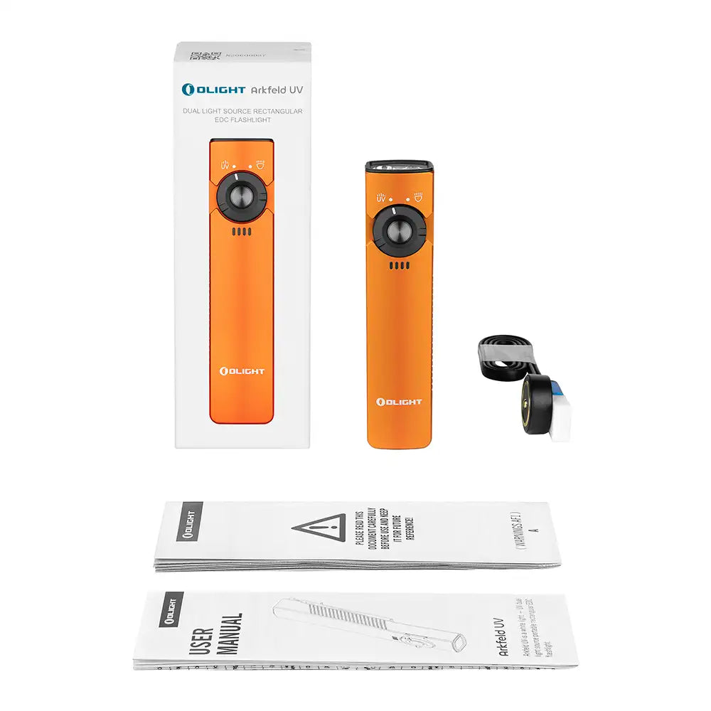 olight arkfeld uv flashlight Olight Arkfeld UV Neutral White Flashlight 1000 Lumens
