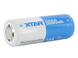 XTAR® 6000 mAh Protected Button Top 26650 Battery