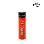Acebeam® 18650 3100mAh USB Rechargeable Battery