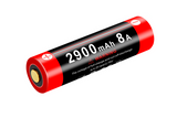 Klarus® 2900 mAh High Discharge Cold Resistant 18650 Li-ion Battery