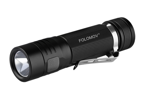 Folomov® EDC-C4 1200 Lumen Flashlight/Powerbank