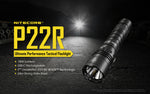 Nitecore® P22R 1800 Lumen Flashlight