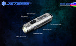 JETBeam® Mini-One 5 Beam Color Keychain Light