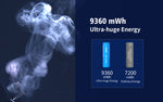 XTAR® Molicel 18650 2600mAh Unprotected Li-ion Flat Top Battery