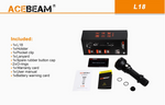 Acebeam® L18 1500 Lumen Flashlight