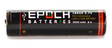 Epoch 3500 mAh Unprotected Button Top 18650 Battery with USB Charging