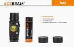 Acebeam® H30 4000 Lumen Headlamp - Cool White